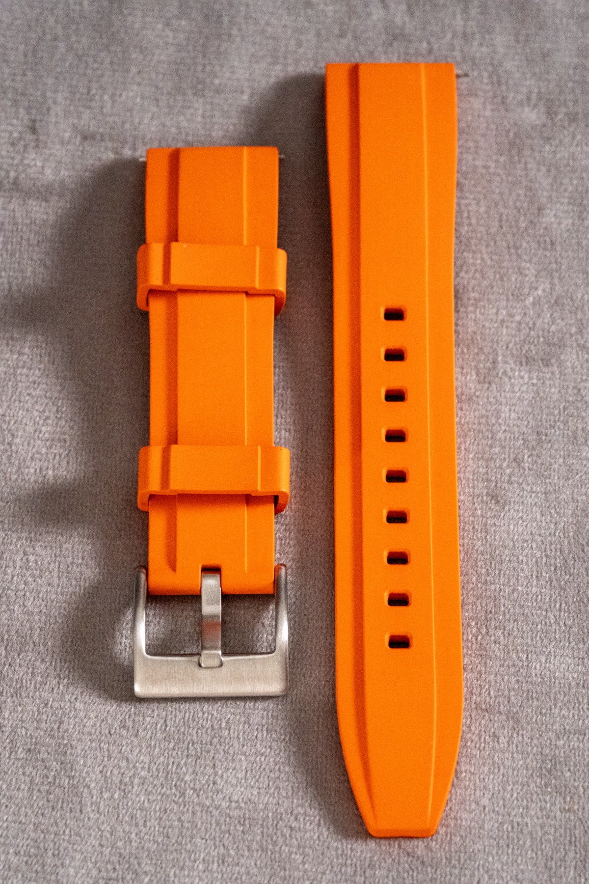 Orange FKM Rubber Strap