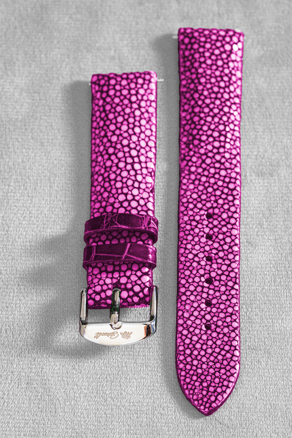 Pink Stingray Leather